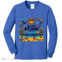 Funny Goodbye 8th Grade Hello Summer Meaningful Gift Kids Long Sleeve Shirt thumb 0