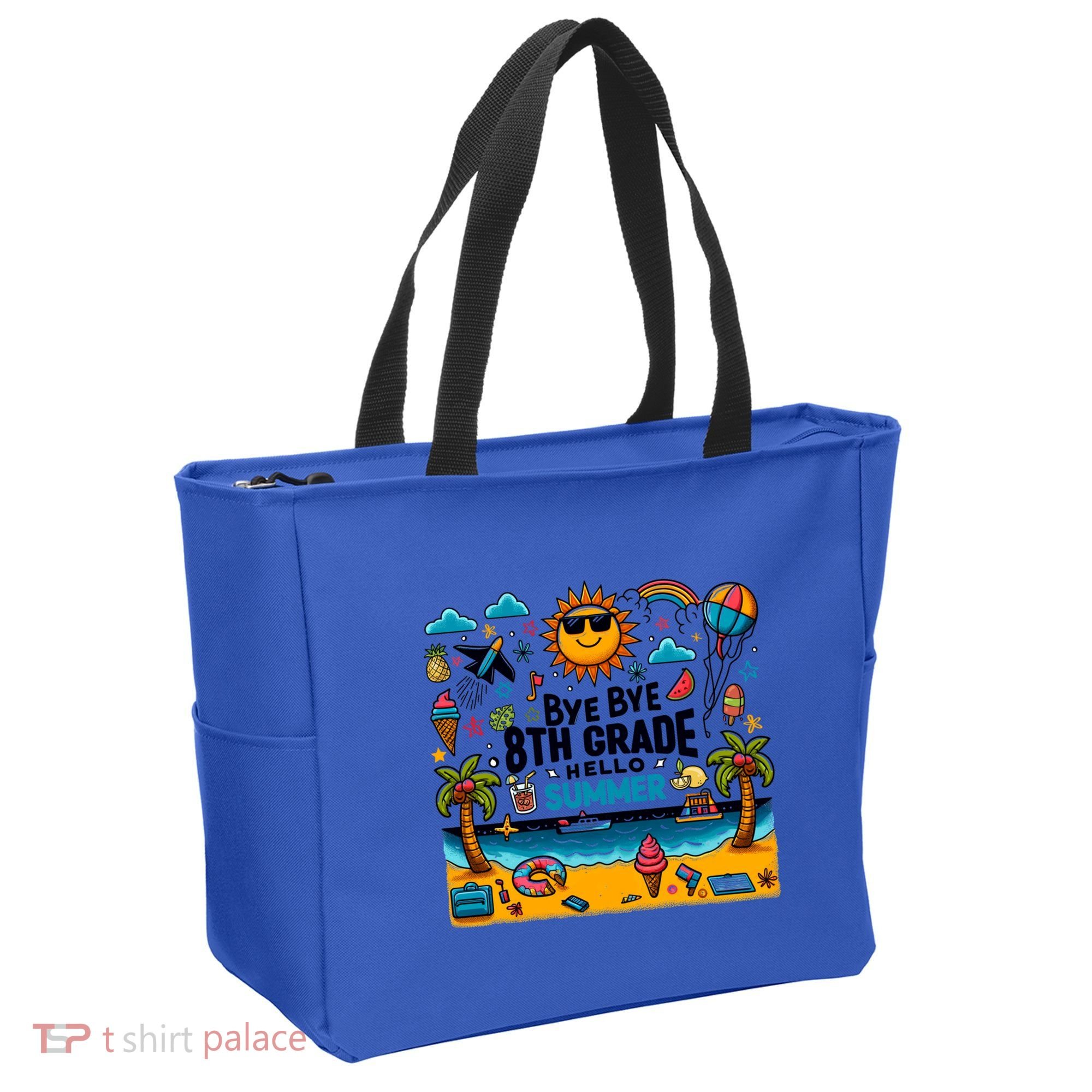 Funny Goodbye 8th Grade Hello Summer Meaningful Gift Tote Bag