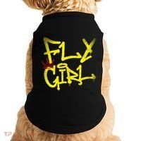 Fly Girl 80s 90s Rap B Girl Old School Hip Hop Graffiti Doggie Tank thumb 0