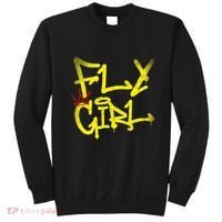 Fly Girl 80s 90s Rap B Girl Old School Hip Hop Graffiti Sweatshirt thumb 0