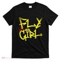 Fly Girl 80s 90s Rap B Girl Old School Hip Hop Graffiti T-Shirt thumb 0