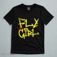 Fly Girl 80s 90s Rap B Girl Old School Hip Hop Graffiti T-Shirt thumb 5
