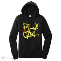 Fly Girl 80s 90s Rap B Girl Old School Hip Hop Graffiti Women's Hoodie thumb 0