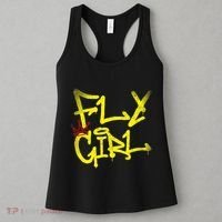 Fly Girl 80s 90s Rap B Girl Old School Hip Hop Graffiti Women's Tank Top thumb 3