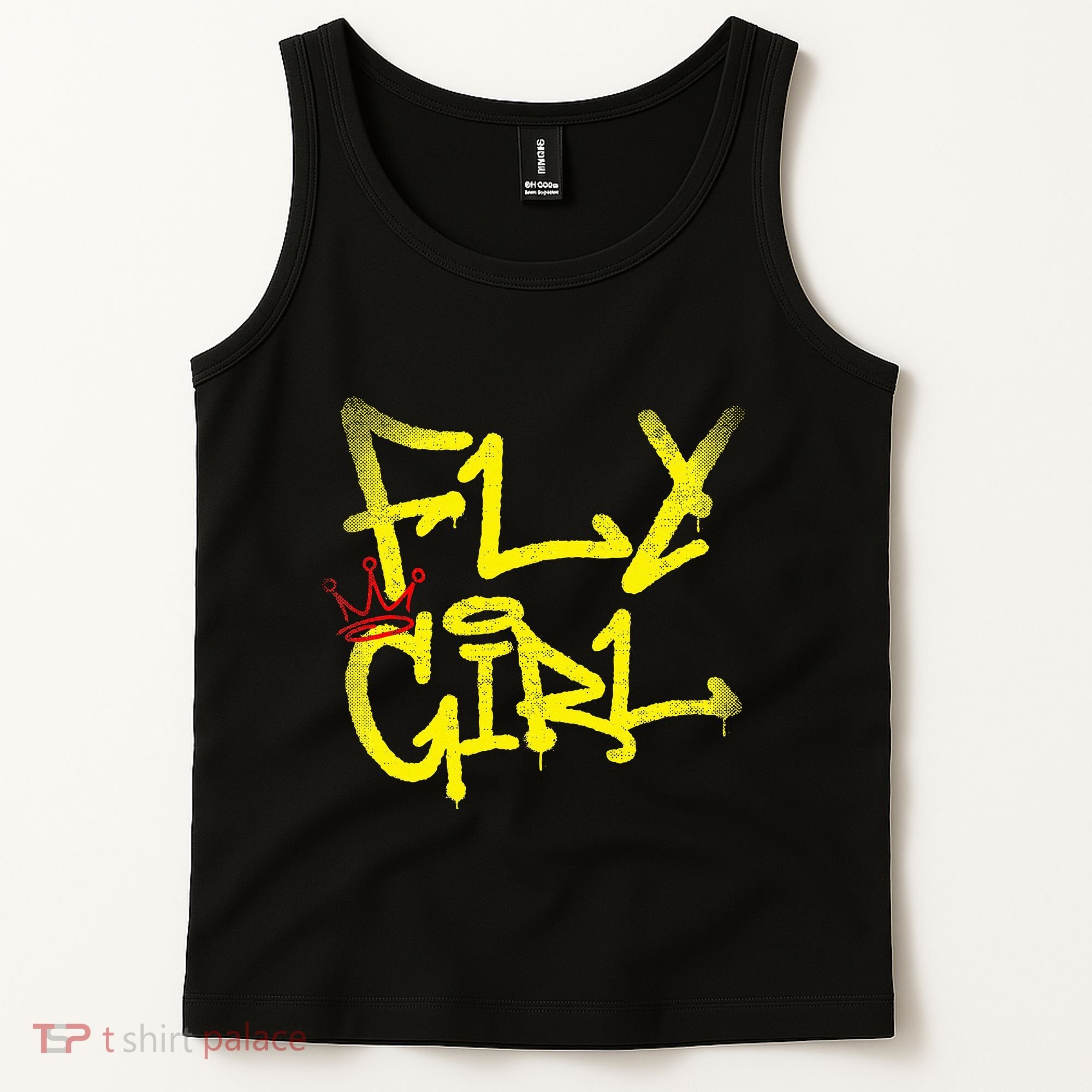 Fly Girl 80s 90s Rap B Girl Old School Hip Hop Graffiti Tank Top