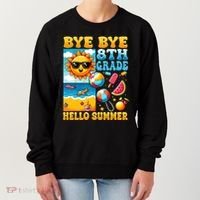 Funny Goodbye 8th Grade Hello Summer Gift Women's Sweatshirt thumb 0