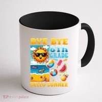 Funny Goodbye 8th Grade Hello Summer Gift Coffee Mug thumb 1