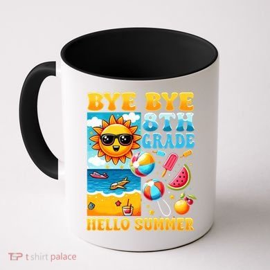 Funny Goodbye 8th Grade Hello Summer Gift Coffee Mug