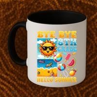 Funny Goodbye 8th Grade Hello Summer Gift Coffee Mug thumb 2