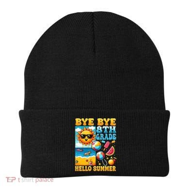 Funny Goodbye 8th Grade Hello Summer Gift Beanie