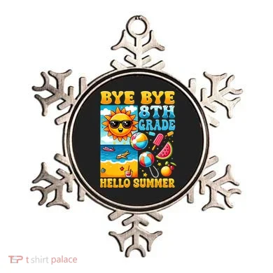 Funny Goodbye 8th Grade Hello Summer Gift Ornament