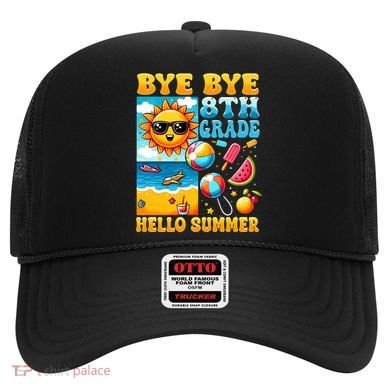 Funny Goodbye 8th Grade Hello Summer Gift Hat