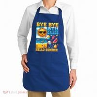 Funny Goodbye 8th Grade Hello Summer Gift Apron thumb 2
