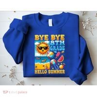 Funny Goodbye 8th Grade Hello Summer Gift Sweatshirt thumb 2