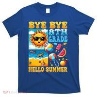 Funny Goodbye 8th Grade Hello Summer Gift T-Shirt thumb 0