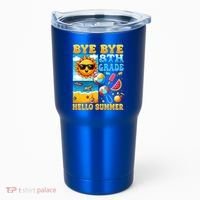 Funny Goodbye 8th Grade Hello Summer Gift Tumbler thumb 0