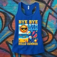 Funny Goodbye 8th Grade Hello Summer Gift Women's Tank Top thumb 3