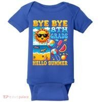 Funny Goodbye 8th Grade Hello Summer Gift Baby Bodysuit thumb 0