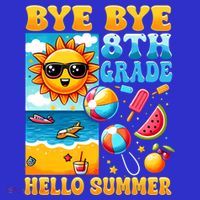 Funny Goodbye 8th Grade Hello Summer Gift Visor thumb 3