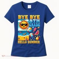 Funny Goodbye 8th Grade Hello Summer Gift Women's T-Shirt thumb 0