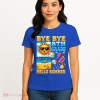Funny Goodbye 8th Grade Hello Summer Gift Women's T-Shirt thumb 4