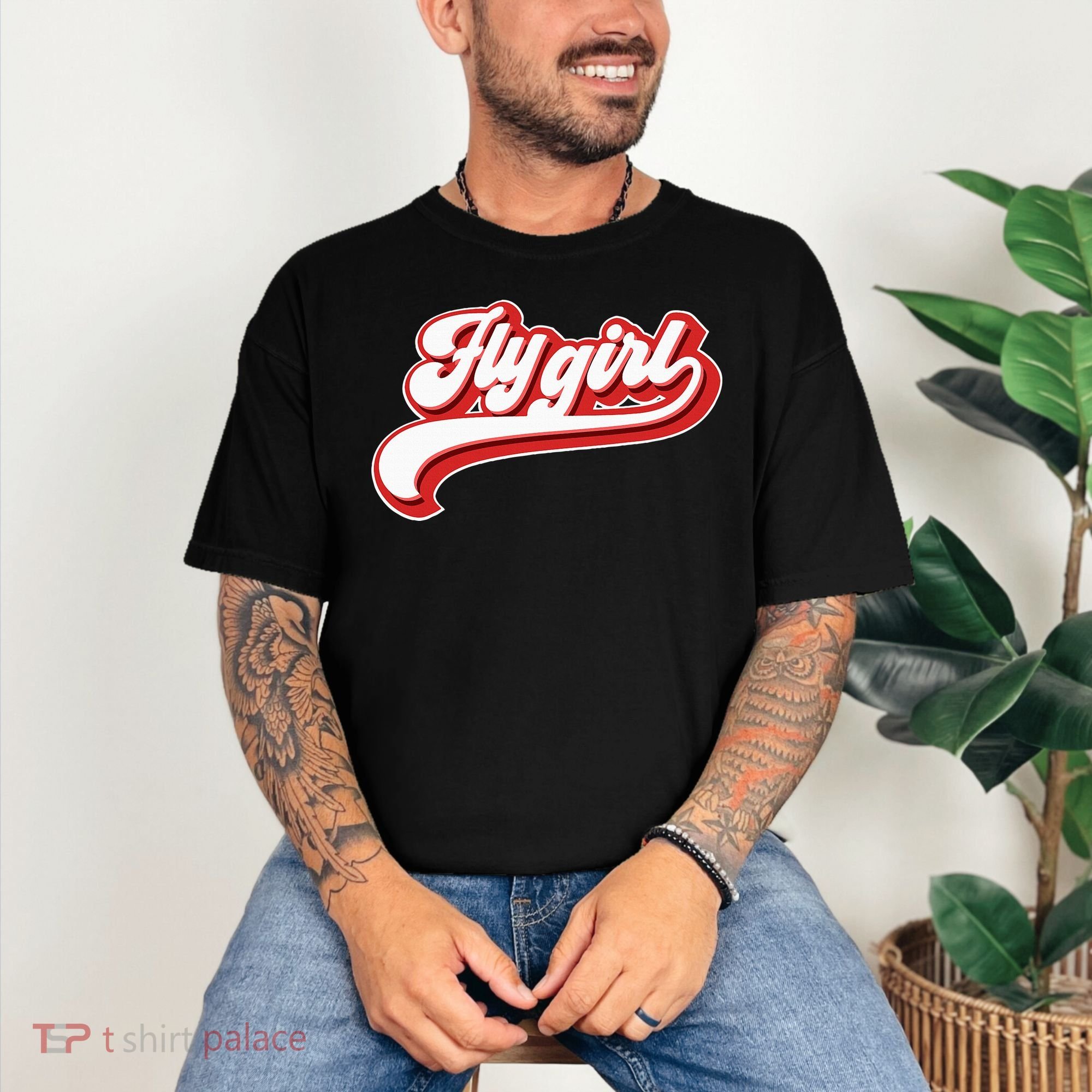 Fly Girl 80s 90s Old School Hip Hop Comfort Colors T-Shirt
