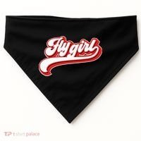 Fly Girl 80s 90s Old School Hip Hop USA-Made Doggie Bandana thumb 0