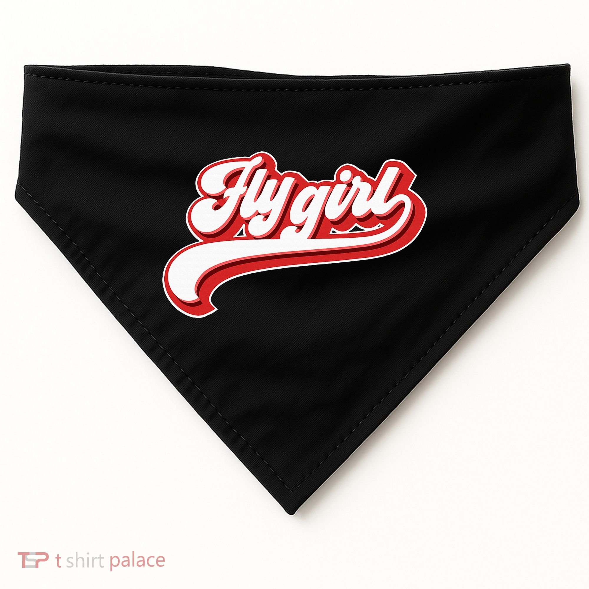 Fly Girl 80s 90s Old School Hip Hop USA-Made Doggie Bandana