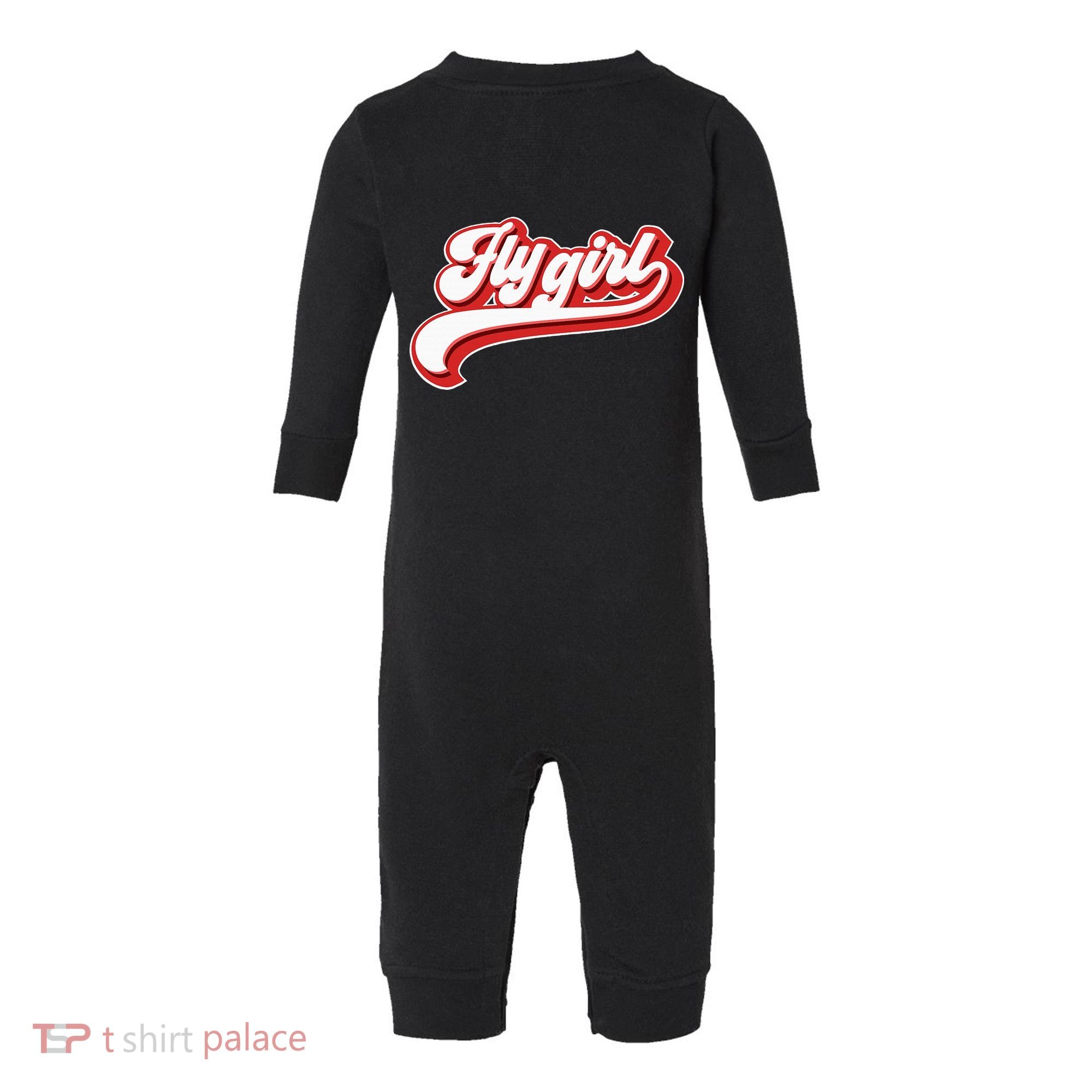 Fly Girl 80s 90s Old School Hip Hop Infant Fleece One Piece