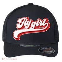Fly Girl 80s 90s Old School Hip Hop Flexfit Unipanel Trucker Cap thumb 0