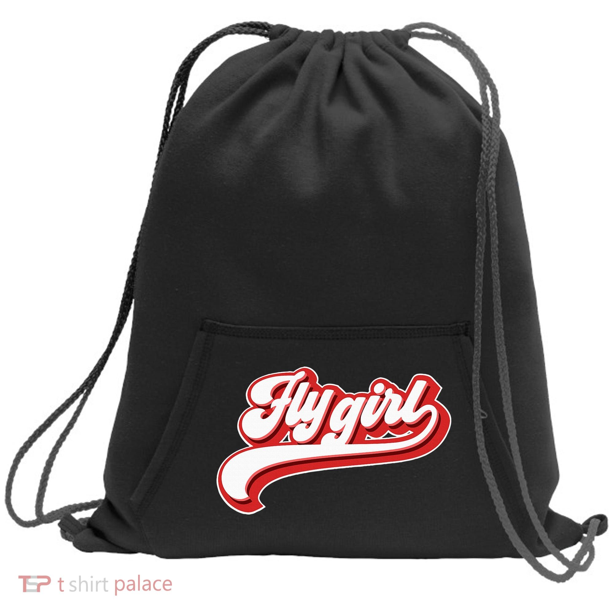 Fly Girl 80s 90s Old School Hip Hop Sweatshirt Cinch Pack Bag