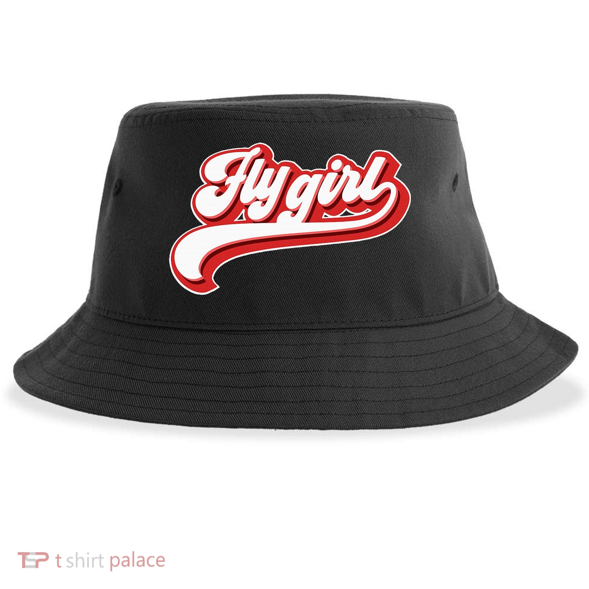 Fly Girl 80s 90s Old School Hip Hop Sustainable Bucket Hat