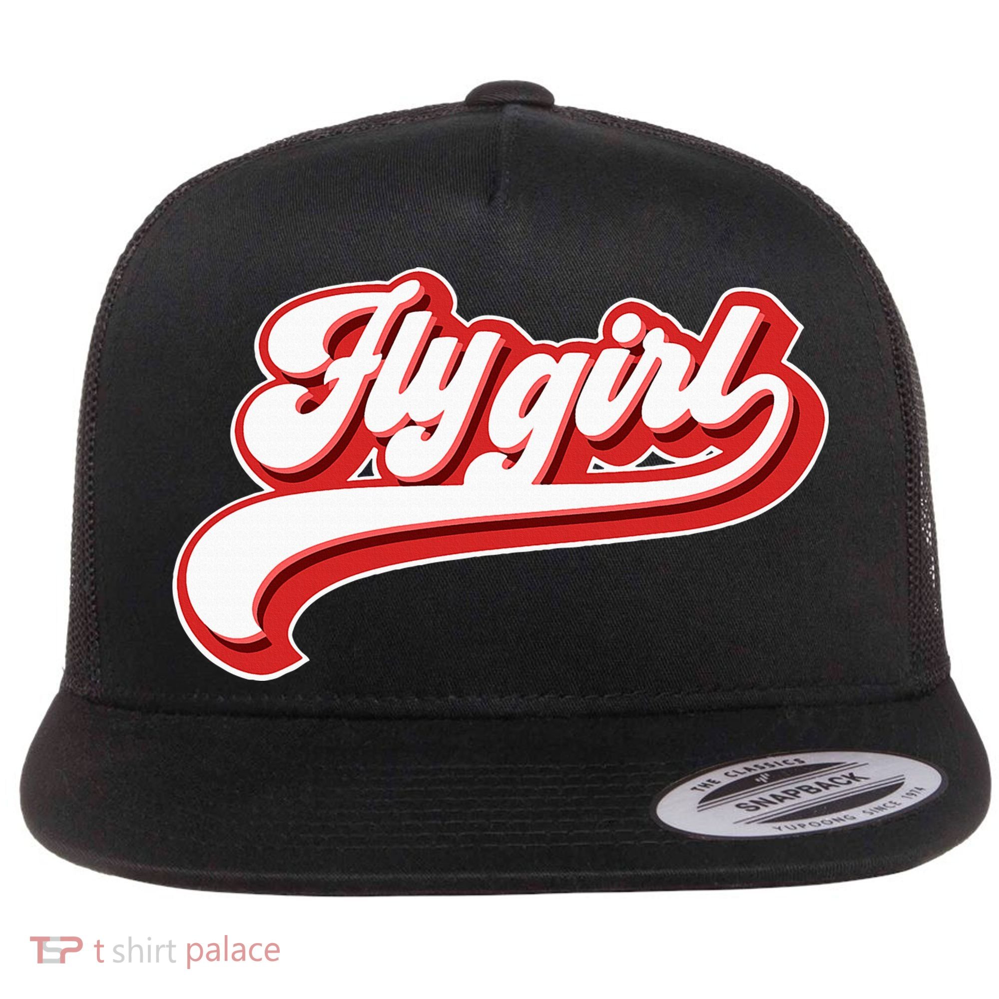 Fly Girl 80s 90s Old School Hip Hop Flat Bill Trucker Hat