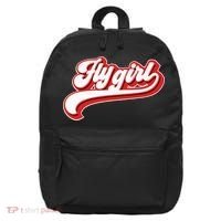 Fly Girl 80s 90s Old School Hip Hop 16 in Basic Backpack thumb 0
