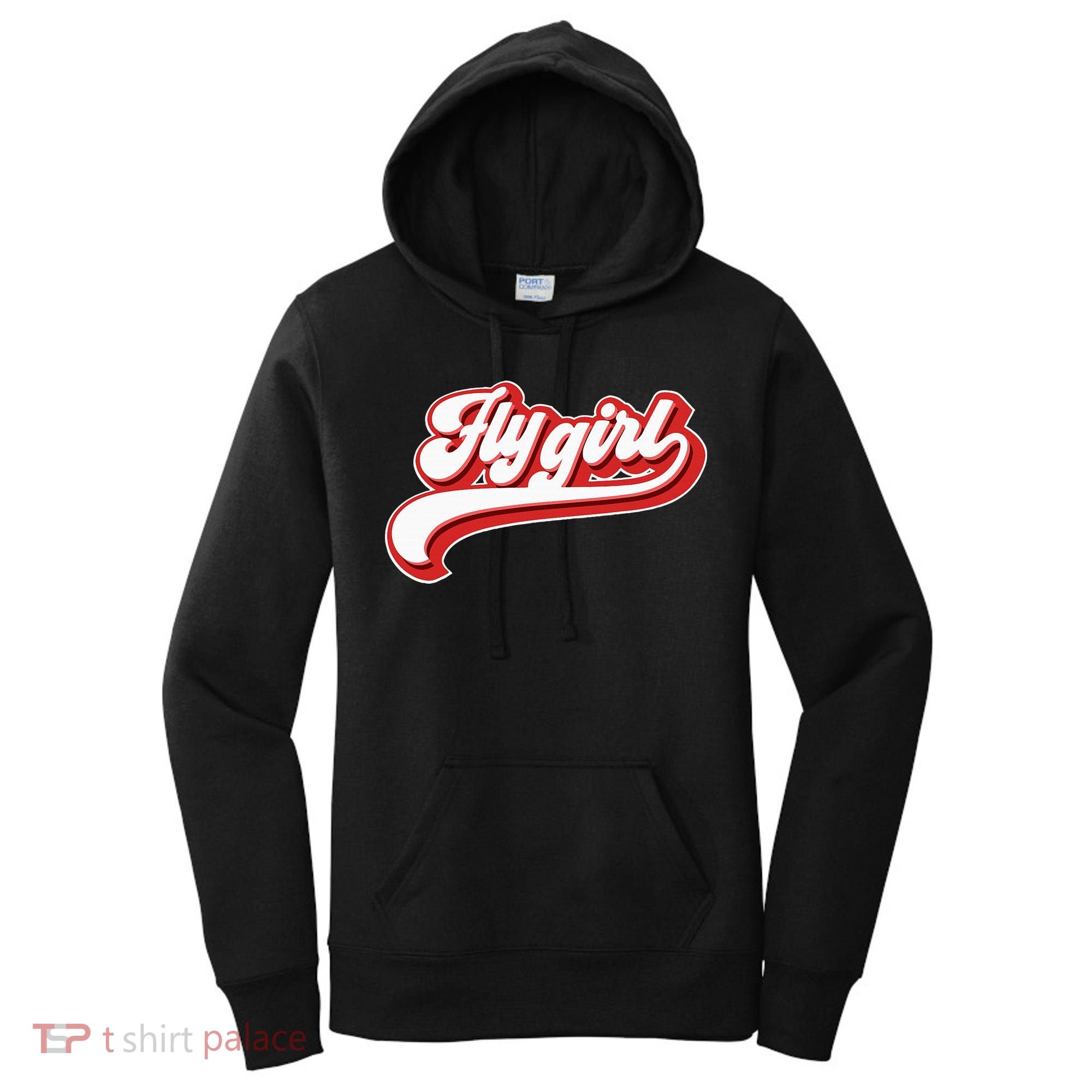 Fly Girl 80s 90s Old School Hip Hop Women's Hoodie