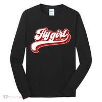 Fly Girl 80s 90s Old School Hip Hop Tall Long Sleeve Shirt thumb 0