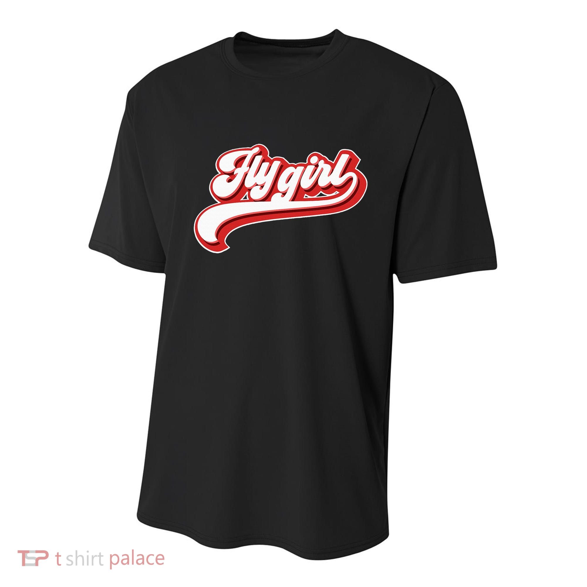 Fly Girl 80s 90s Old School Hip Hop Youth Performance Sprint T-Shirt