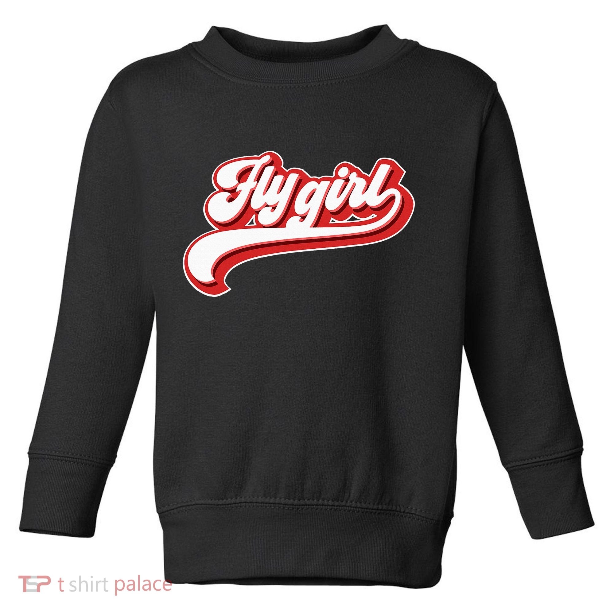 Fly Girl 80s 90s Old School Hip Hop Toddler Sweatshirt