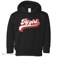 Fly Girl 80s 90s Old School Hip Hop Toddler Hoodie thumb 0