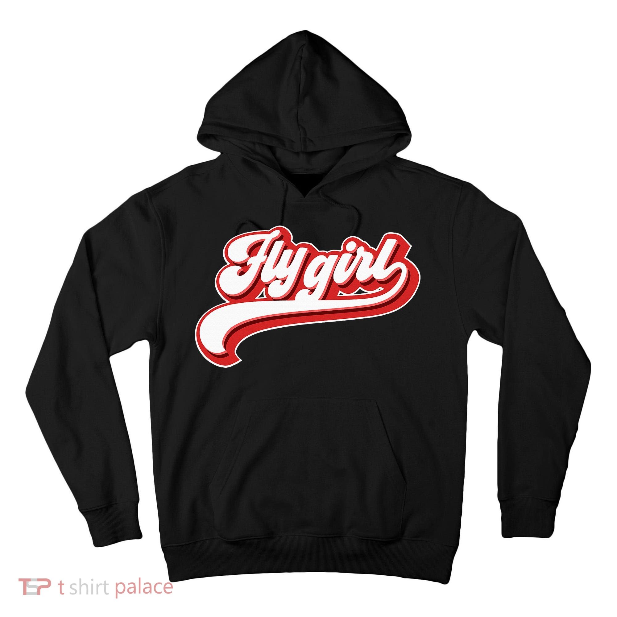 Fly Girl 80s 90s Old School Hip Hop Tall Hoodie