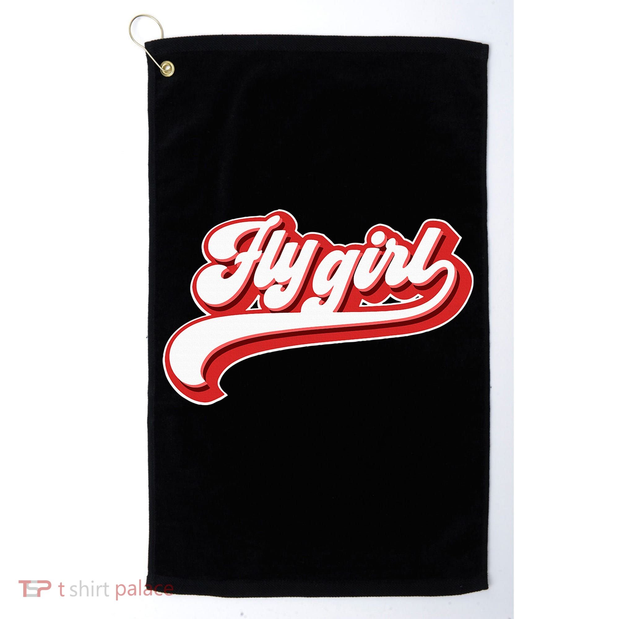 Fly Girl 80s 90s Old School Hip Hop Golf Towel