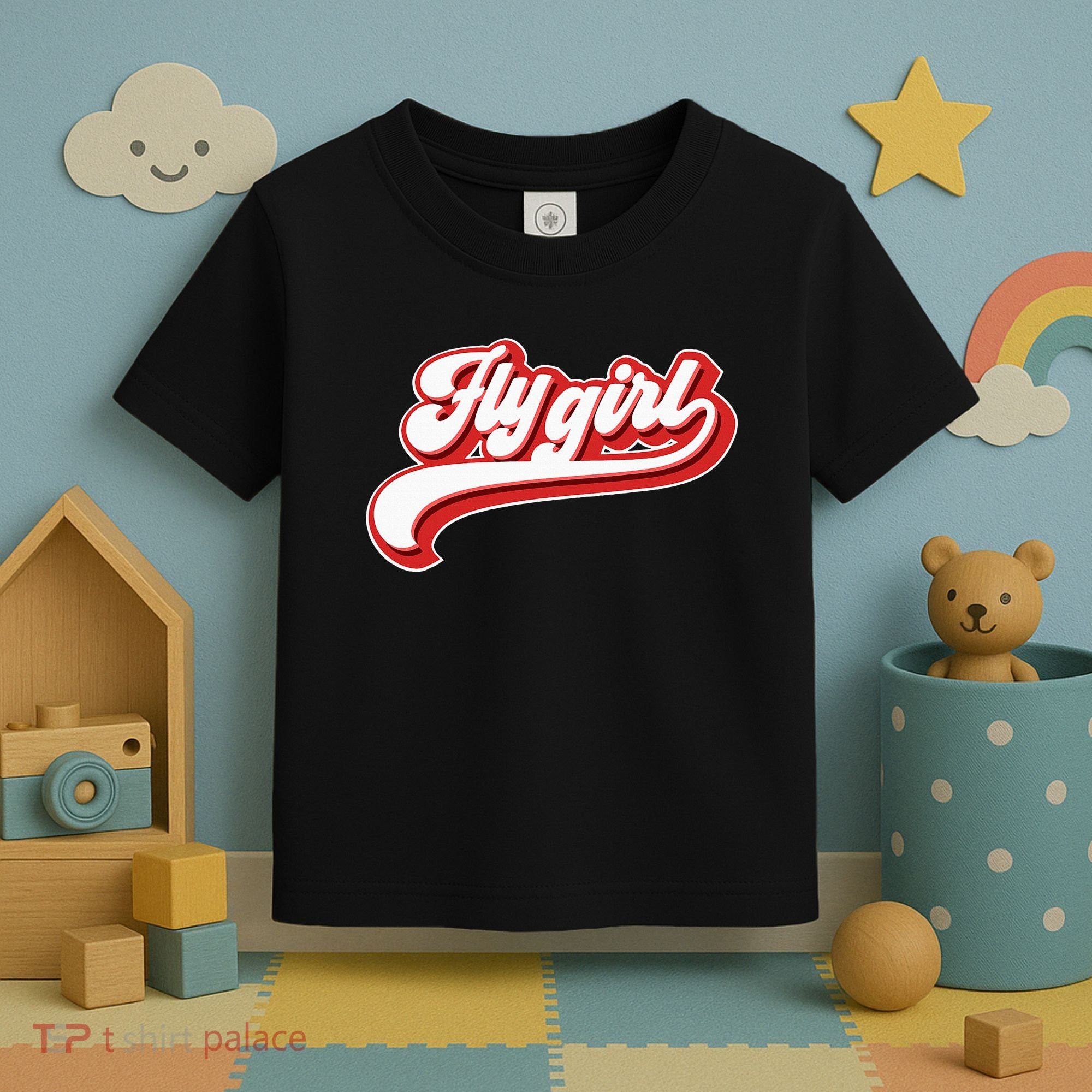 Fly Girl 80s 90s Old School Hip Hop Toddler T-Shirt