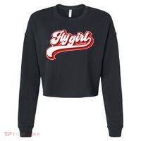 Fly Girl 80s 90s Old School Hip Hop Cropped Pullover Crew thumb 0