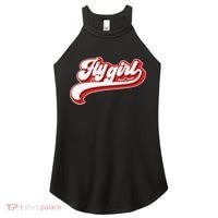 Fly Girl 80s 90s Old School Hip Hop Women's Perfect Tri Rocker Tank thumb 0