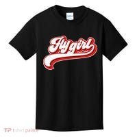 Fly Girl 80s 90s Old School Hip Hop Kids T-Shirt thumb 0
