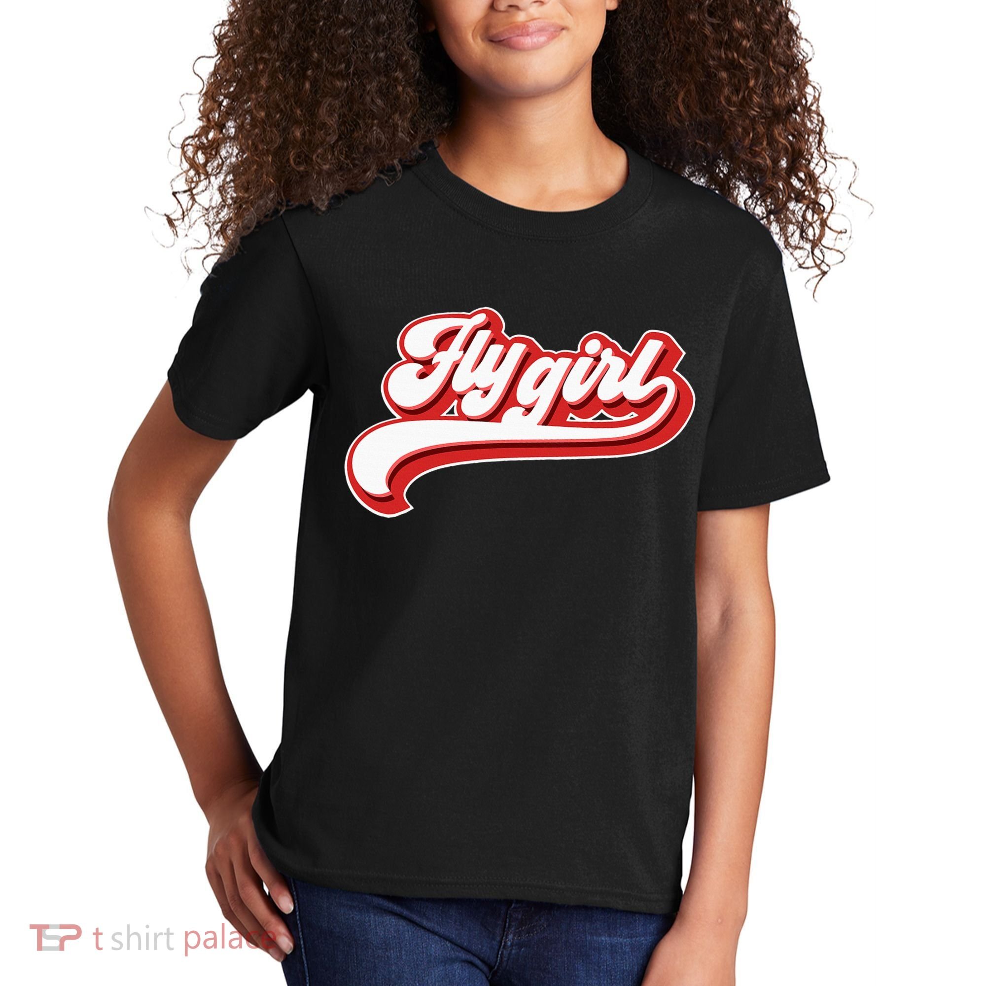 Fly Girl 80s 90s Old School Hip Hop Kids T-Shirt