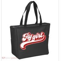 Fly Girl 80s 90s Old School Hip Hop Tote Bag thumb 2
