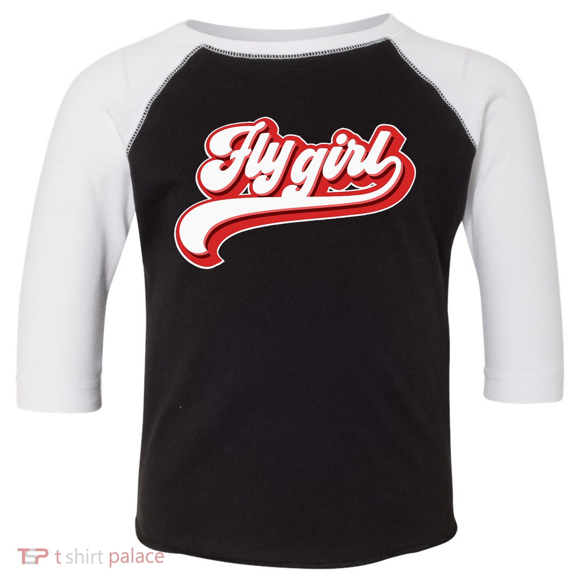 Fly Girl 80s 90s Old School Hip Hop Toddler Fine Jersey T-Shirt