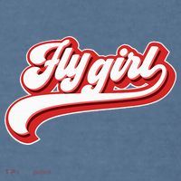 Fly Girl 80s 90s Old School Hip Hop Garment-Dyed Sweatshirt thumb 2