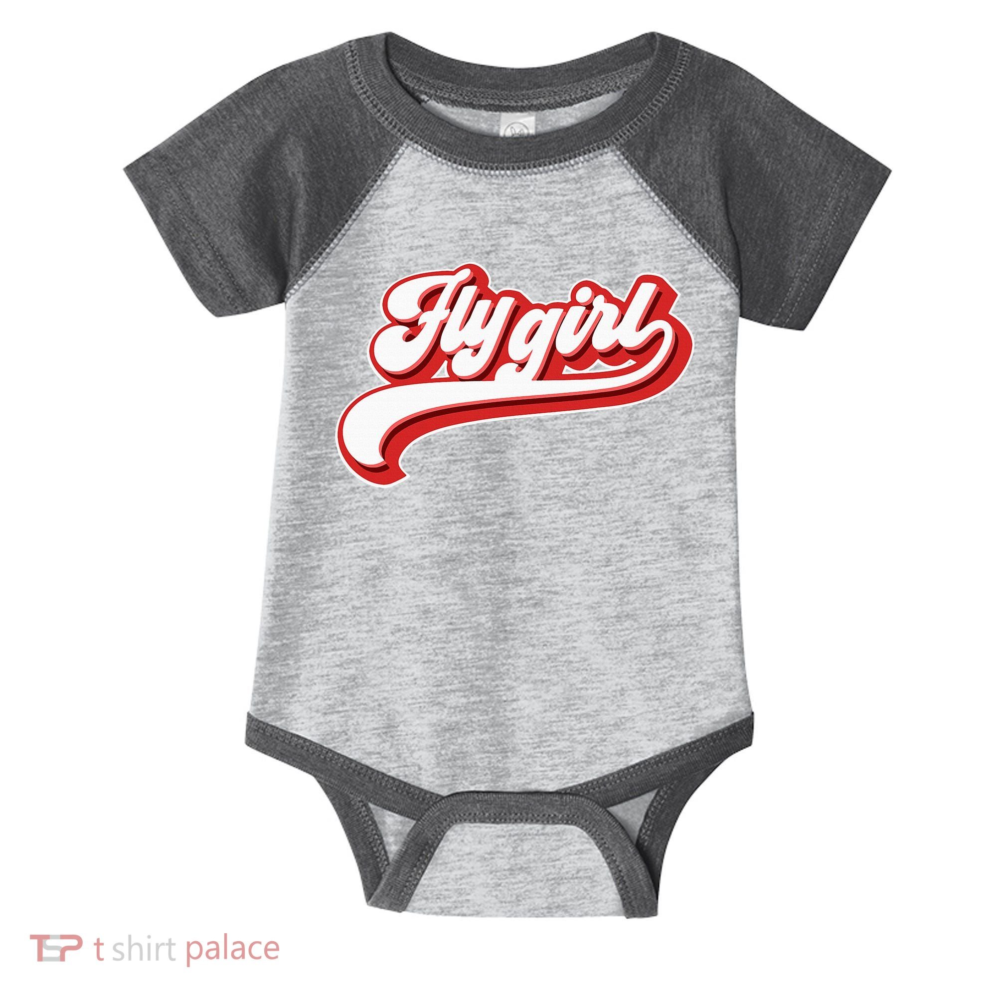 Fly Girl 80s 90s Old School Hip Hop Infant Baby Jersey Bodysuit